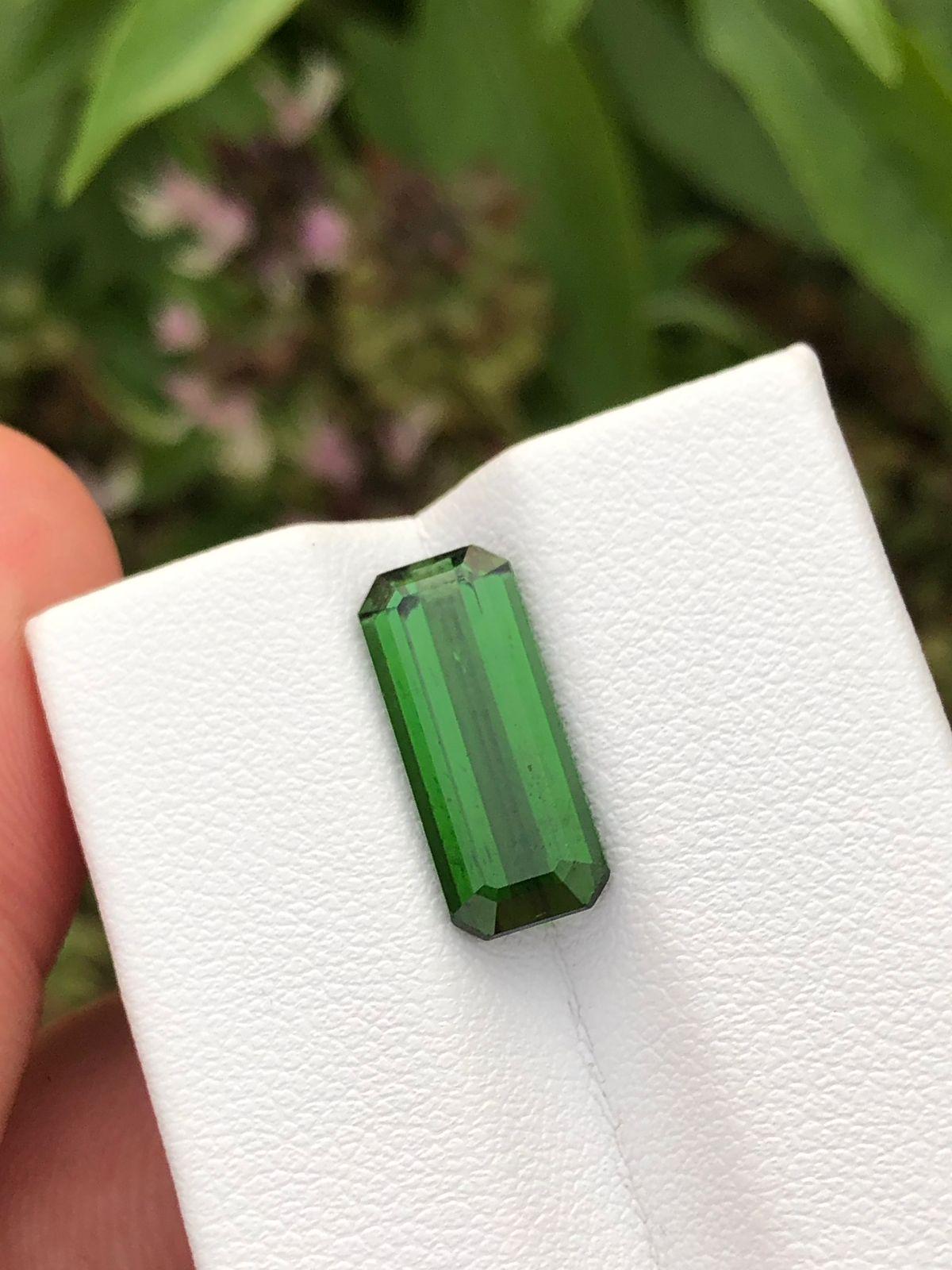 Natural Tourmaline Loose Gemstone  Faceted Crystal for Custom Fine Jewelry