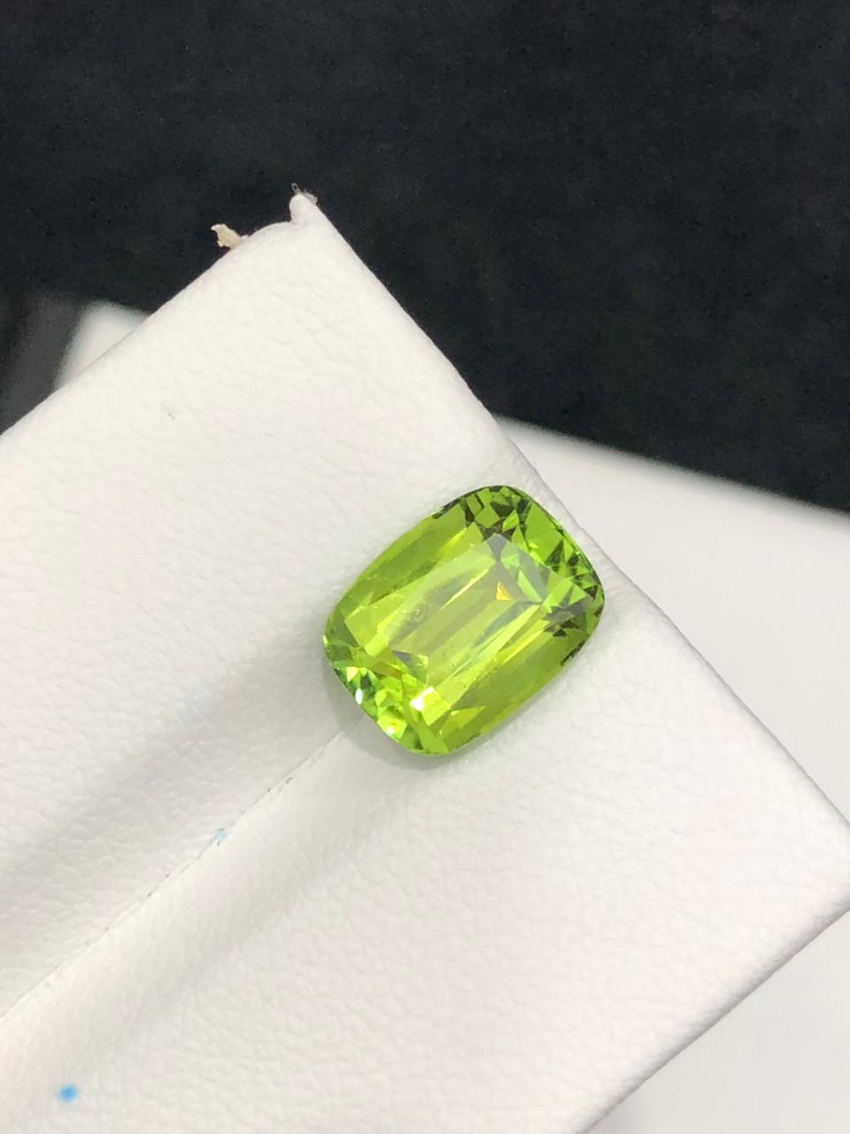 Natural Green Tourmaline Gemstone Faceted Afghan Tourmaline  Loose Stone for Custom Jewelry