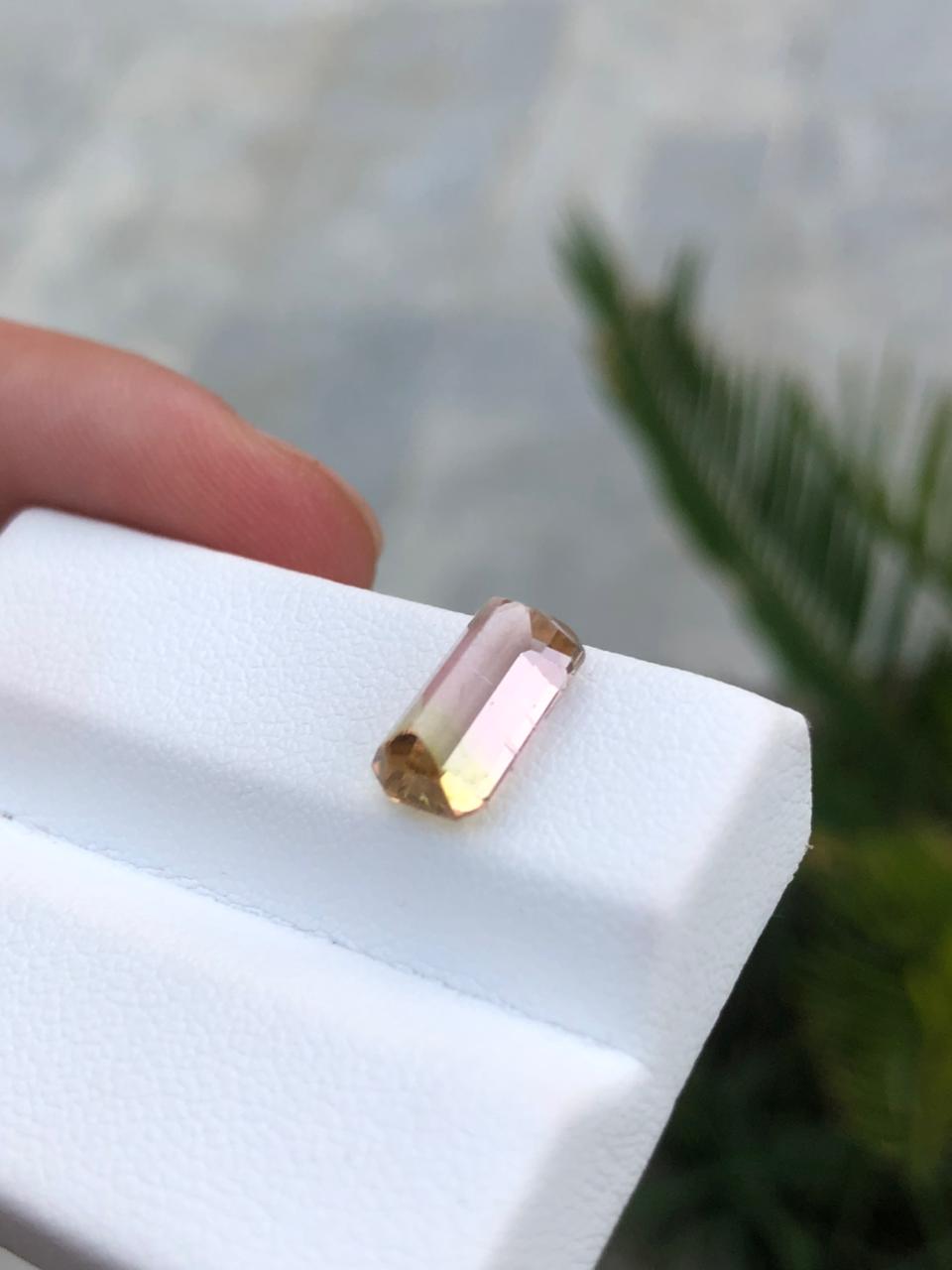 Natural Afghan Tourmaline Emerald Cut Gemstone Loose Precious Stone for Jewelry Rare Collector Gem