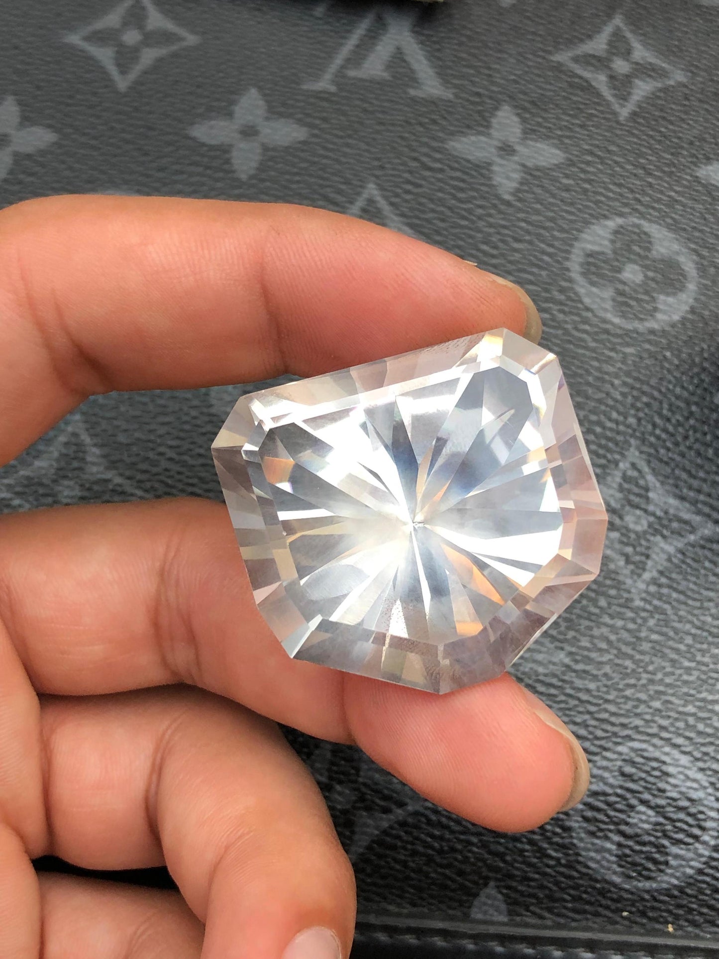 Natural Quartz Gemstone  Fancy Cut Collector’s Stone  Large Pakistan Quartz for Jewelry  Display