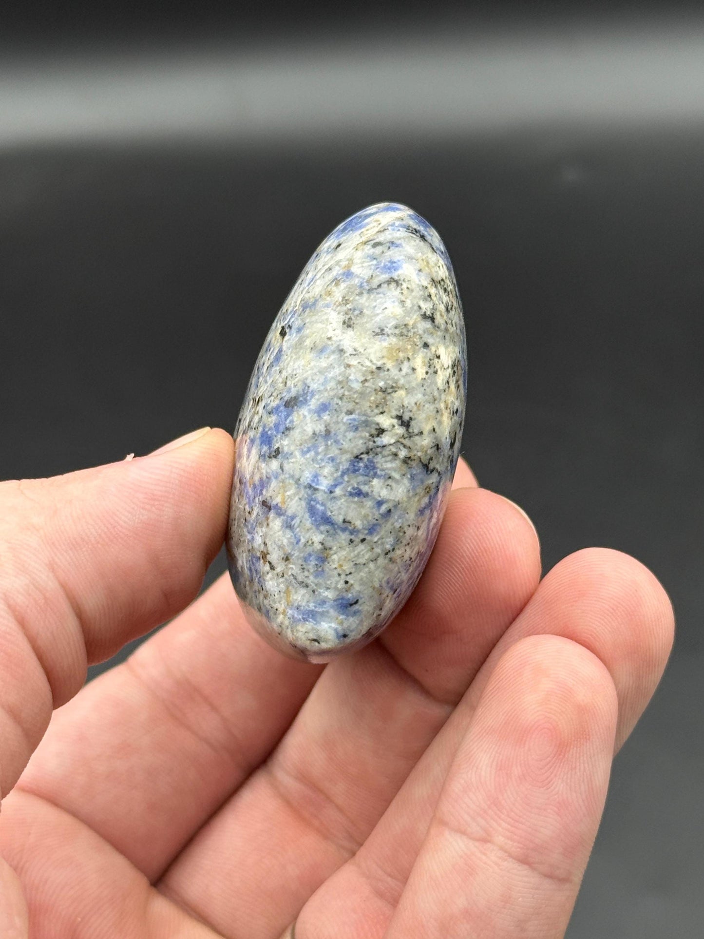 Lapis Lazuli Heart Stone  Polished Crystal Reiki Gift