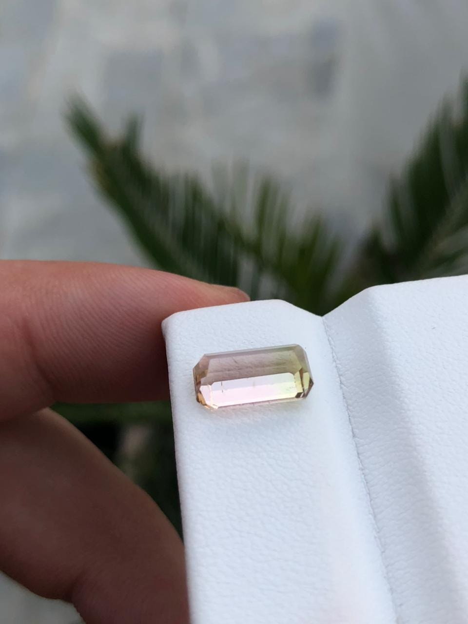Natural Afghan Tourmaline Emerald Cut Gemstone Loose Precious Stone for Jewelry Rare Collector Gem