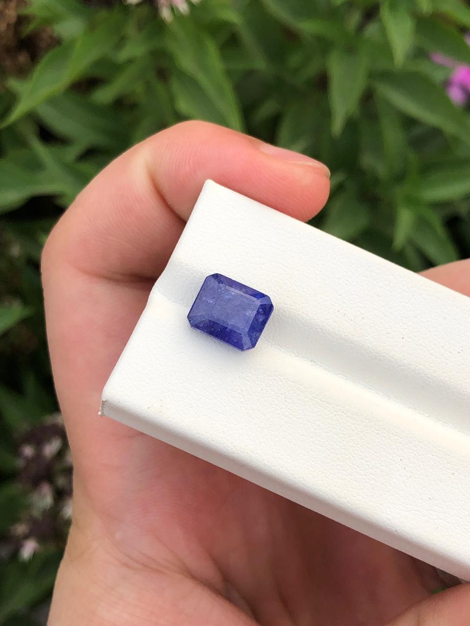 Natural Tanzanite Gemstone   Faceted Oval  Loose Tanzania Tanzanite for Custom Jewelry