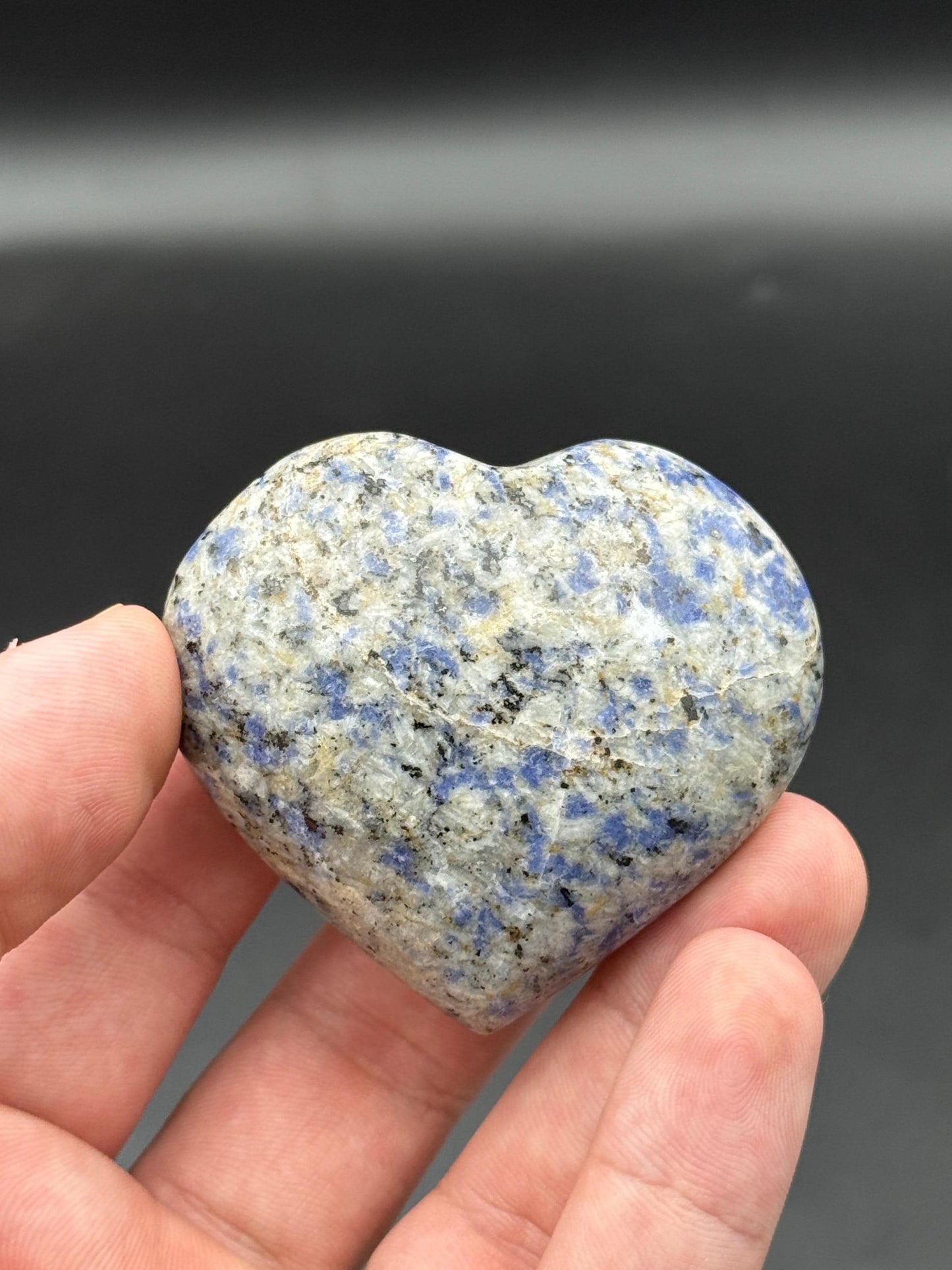 Lapis Lazuli Heart Stone  Polished Crystal Reiki Gift