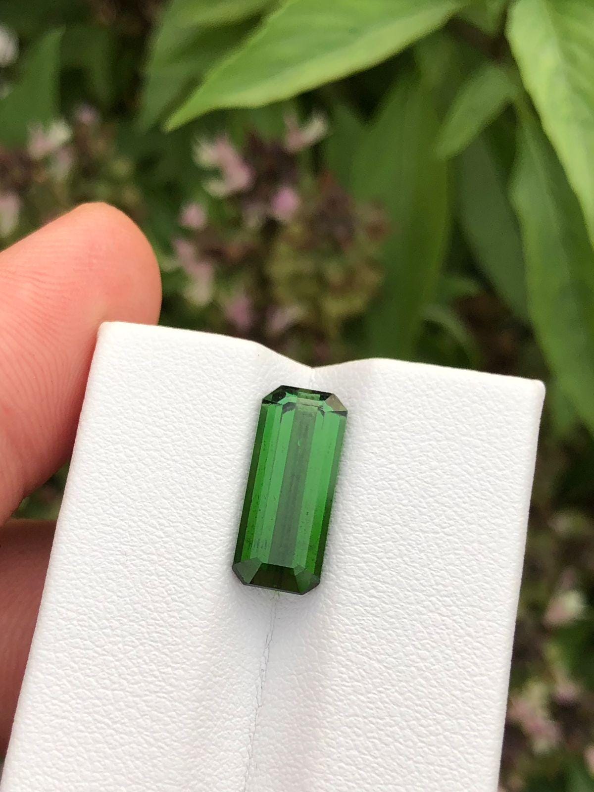 Natural Tourmaline Loose Gemstone  Faceted Crystal for Custom Fine Jewelry