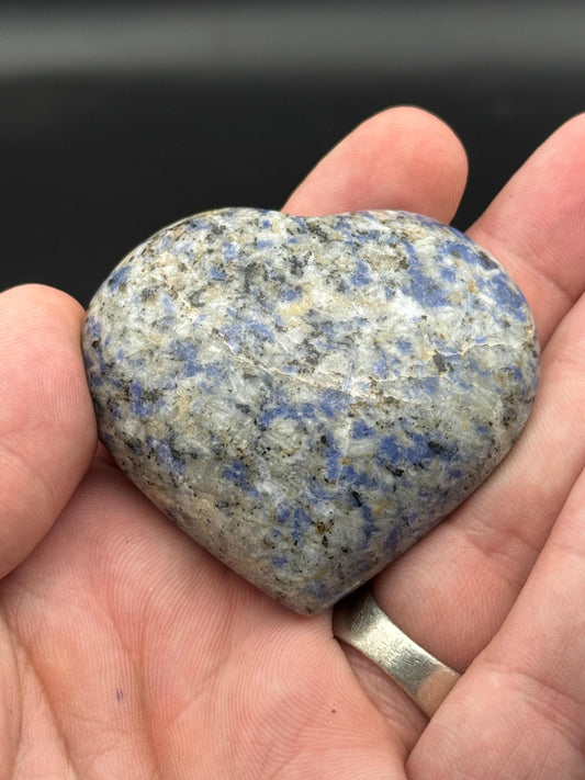 Lapis Lazuli Heart Stone  Polished Crystal Reiki Gift