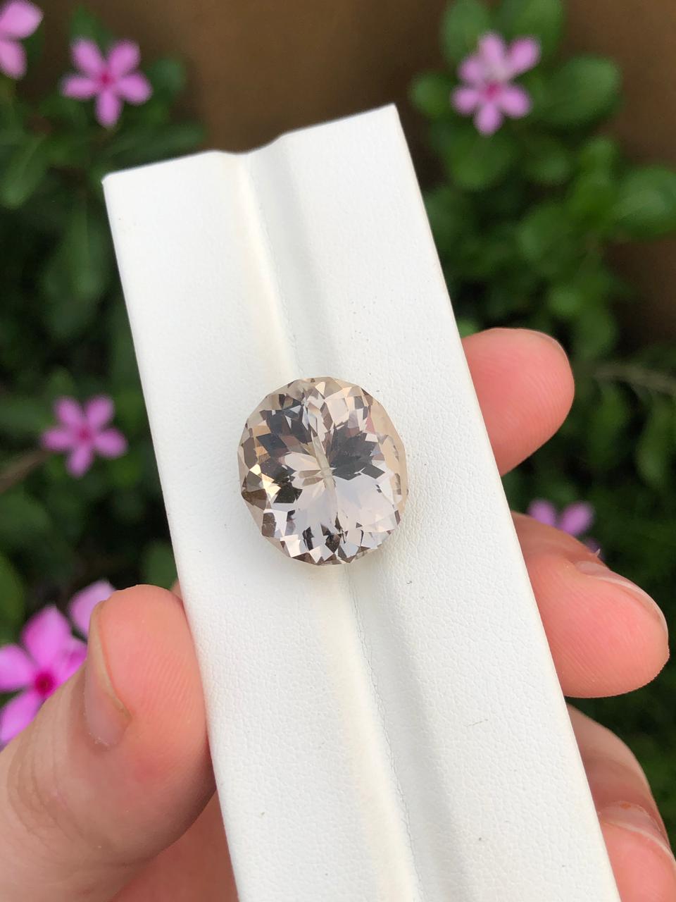 Natural Skardu Topaz Gemstone  Faceted Oval  Loose Pakistan Topaz for Jewelry  Collectors