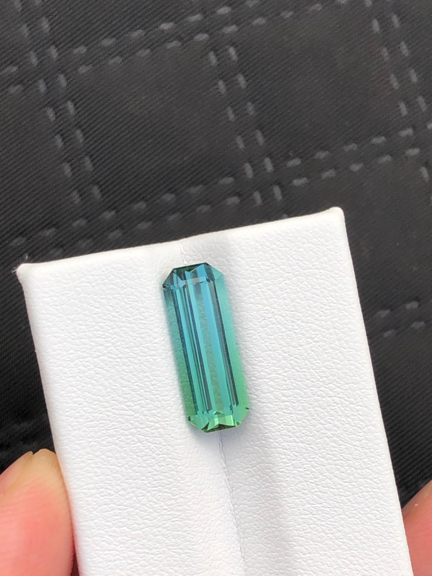 Natural Bicolour Tourmaline Gemstone  Faceted Loose Stone  Rare Bi Color Tourmaline for Jewelry Making