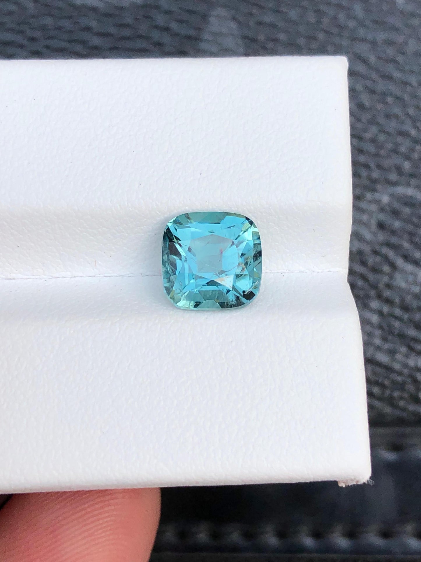 Natural Blue Tourmaline Gemstone  Faceted Afghan Tourmaline  Loose Stone for Custom Jewelry