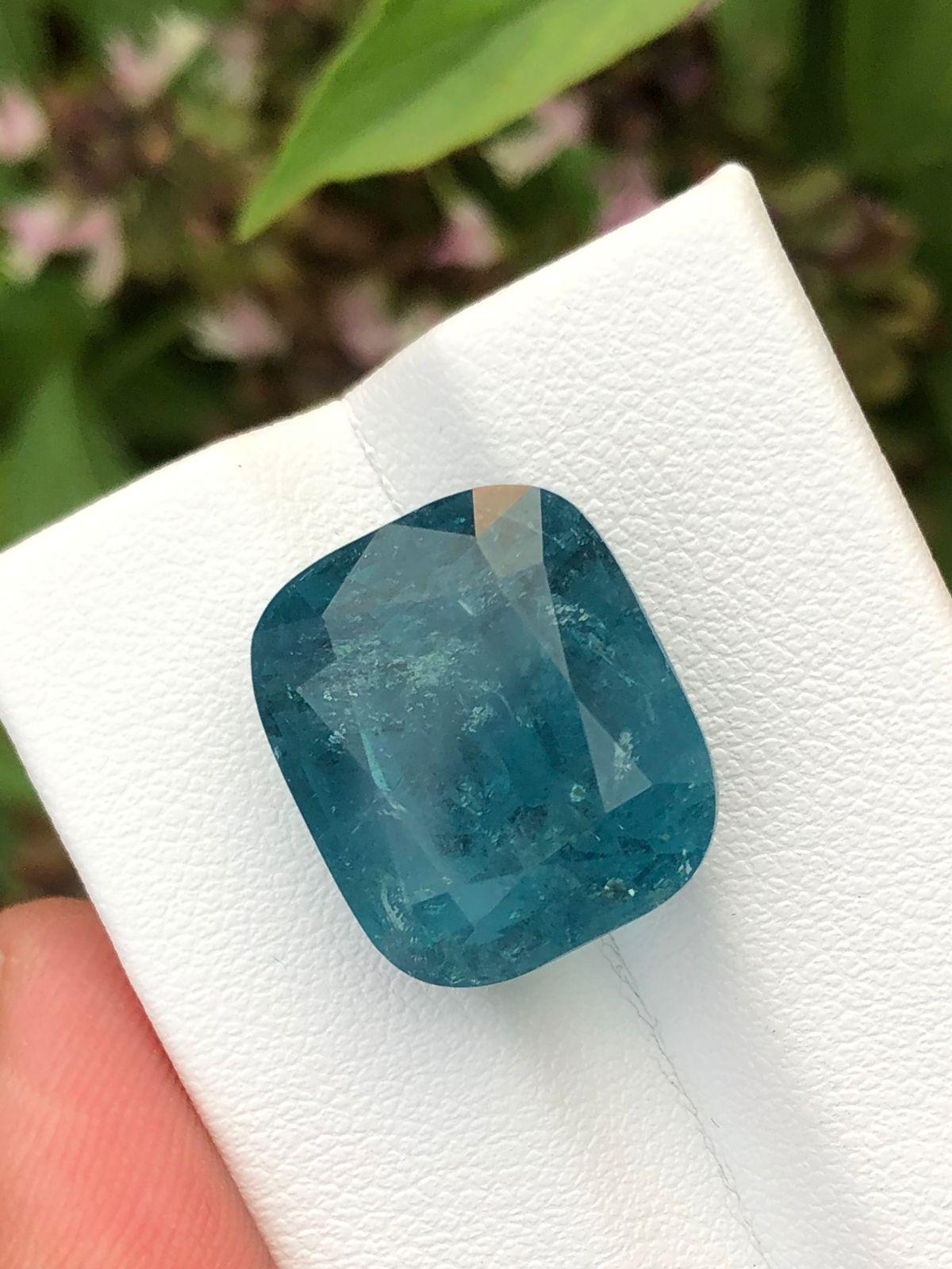 Natural Blue Tourmaline  Loose Gemstone  Afghan Origin Crystal for Custom Fine Jewelry