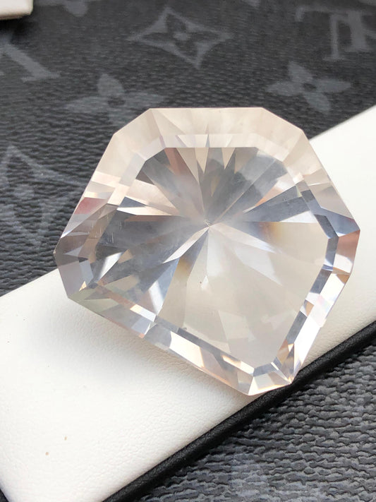 Natural Quartz Gemstone  Fancy Cut Collector’s Stone  Large Pakistan Quartz for Jewelry  Display