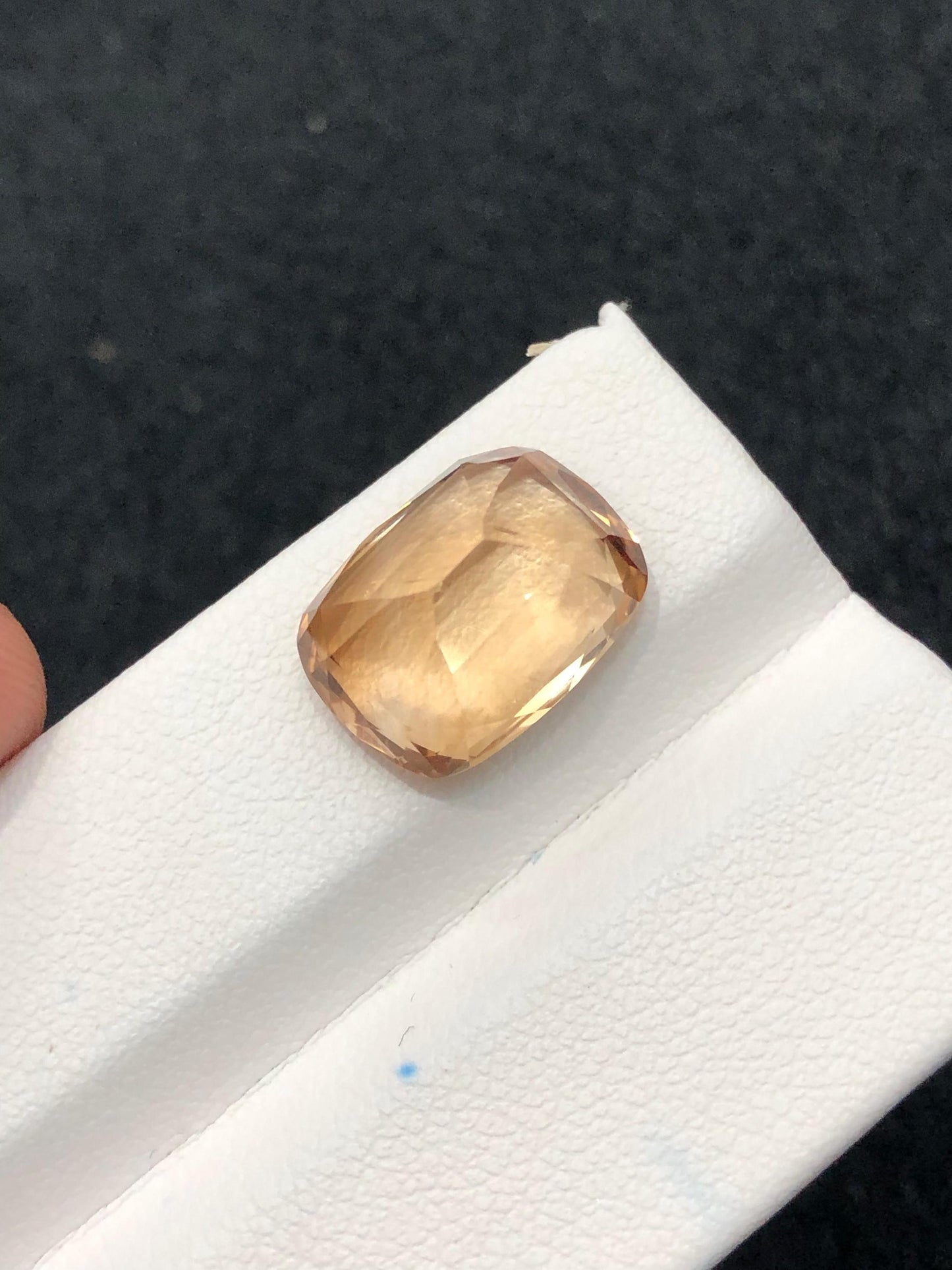 Natural Heated Topaz Gemstone  Faceted Oval  Loose Skardu Topaz for Custom Jewelry  Collectors