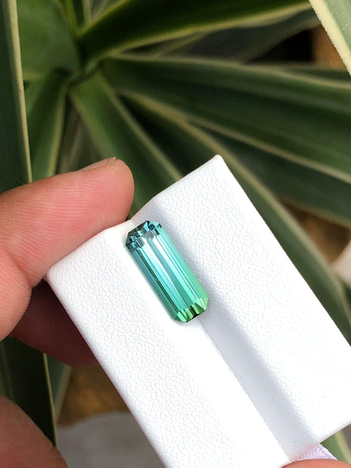 Natural Bicolour Tourmaline Gemstone  Faceted Loose Stone  Rare Bi Color Tourmaline for Jewelry Making