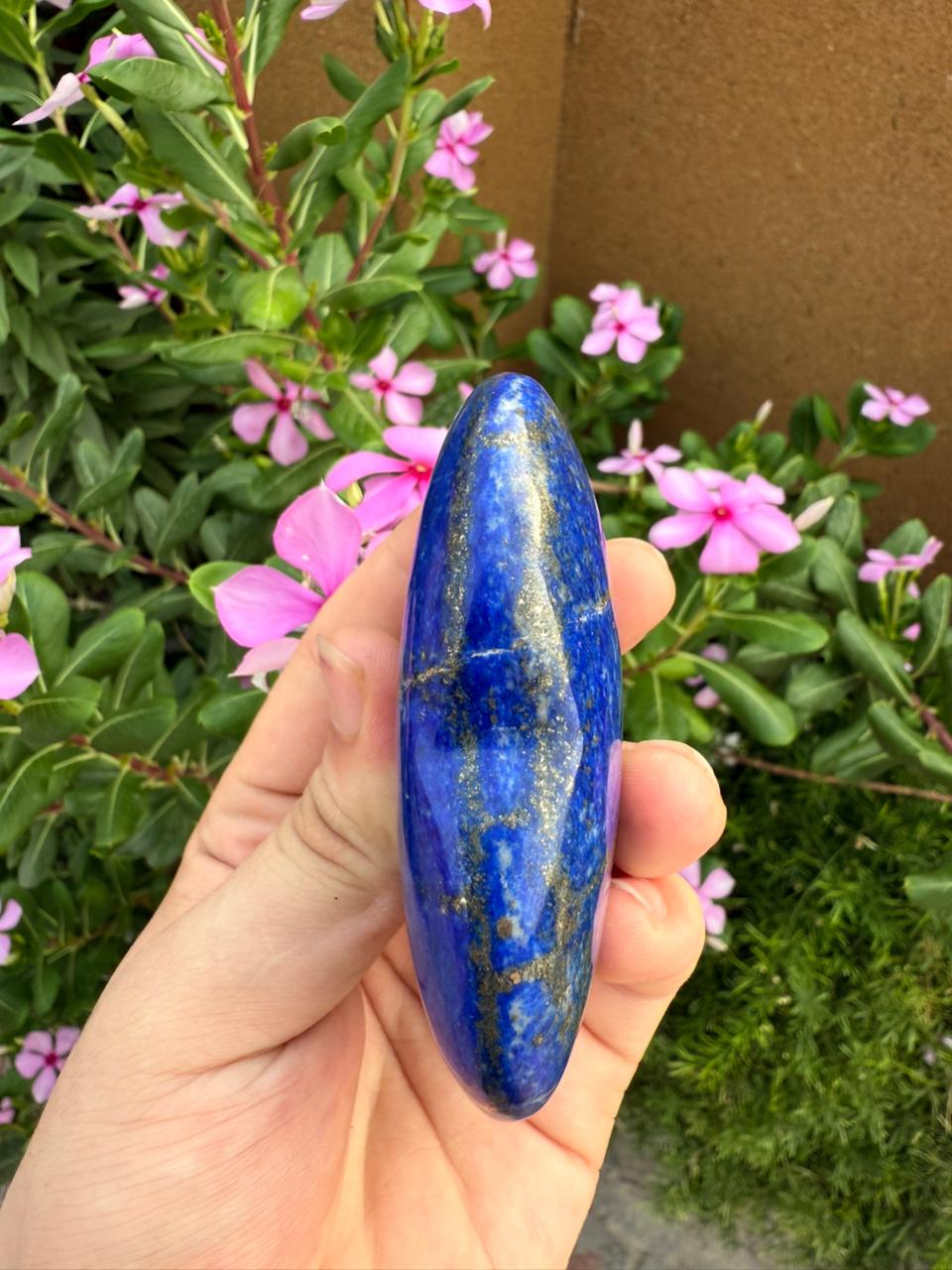 Natural Afghan Lapis Lazuli Heart  Polished Blue Crystal  Afghanistan Gemstone Decor