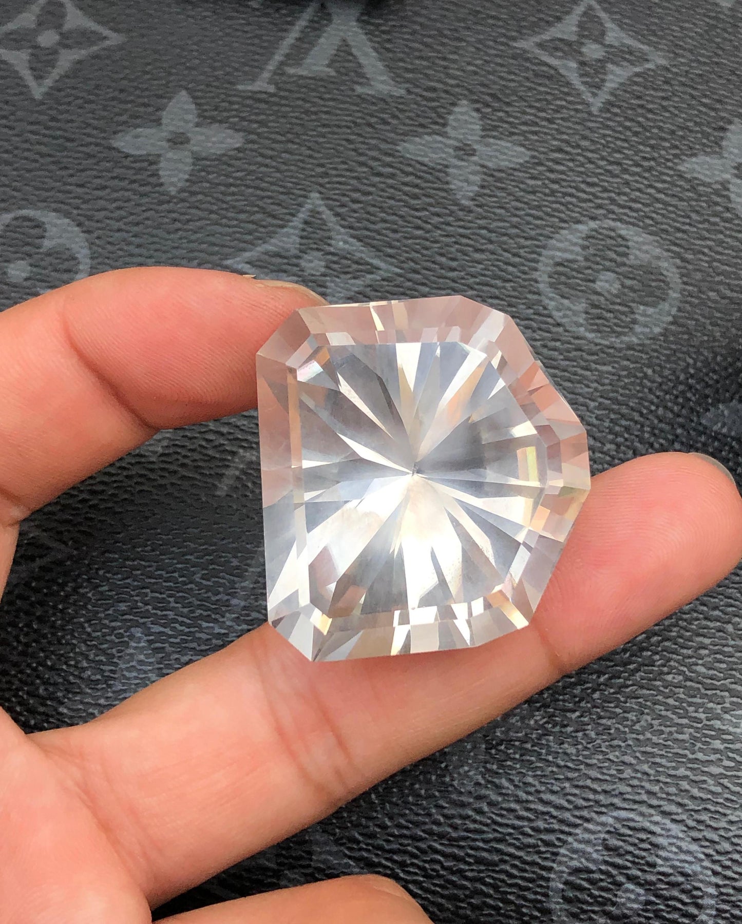 Natural Quartz Gemstone  Fancy Cut Collector’s Stone  Large Pakistan Quartz for Jewelry  Display