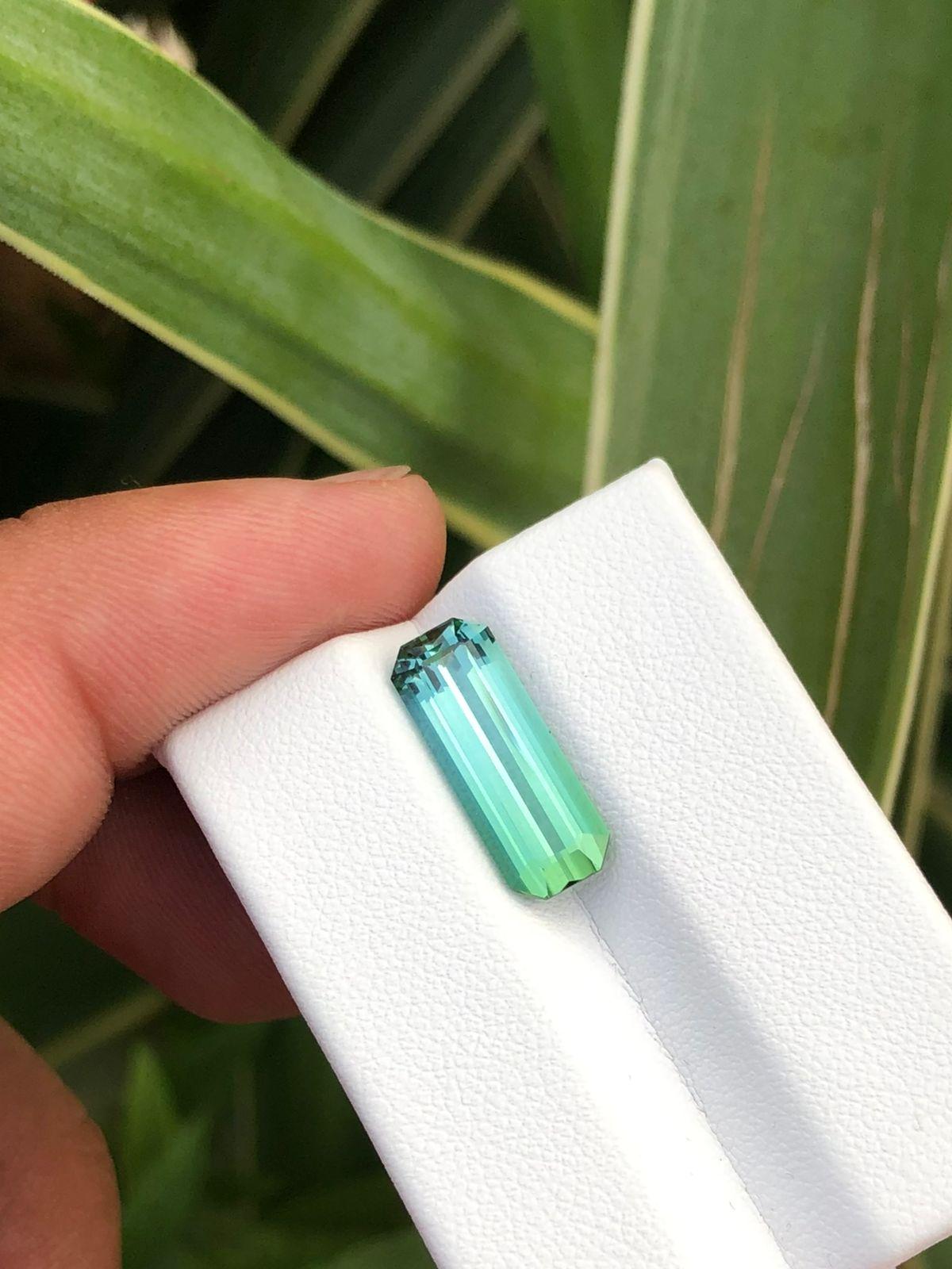 Natural Bicolour Tourmaline Gemstone  Faceted Loose Stone  Rare Bi Color Tourmaline for Jewelry Making