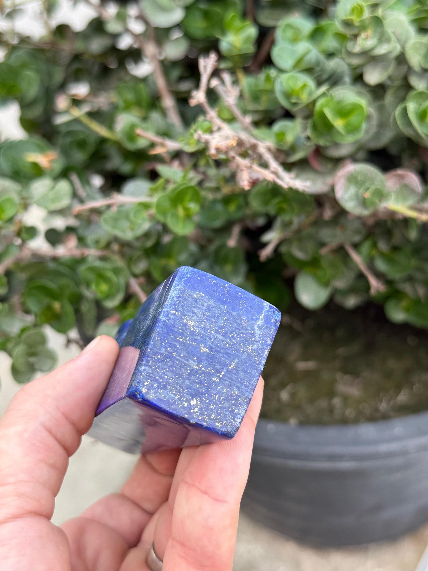 Large Lapis Lazuli Tower  Polished Gemstone Obelisk for Healing