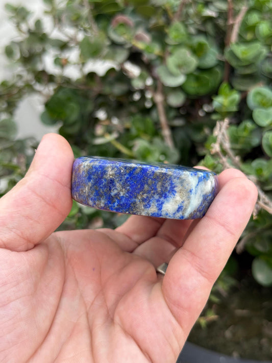 Lapis Lazuli Candle Crystal  Polished Stone Sculpture  Home Decor