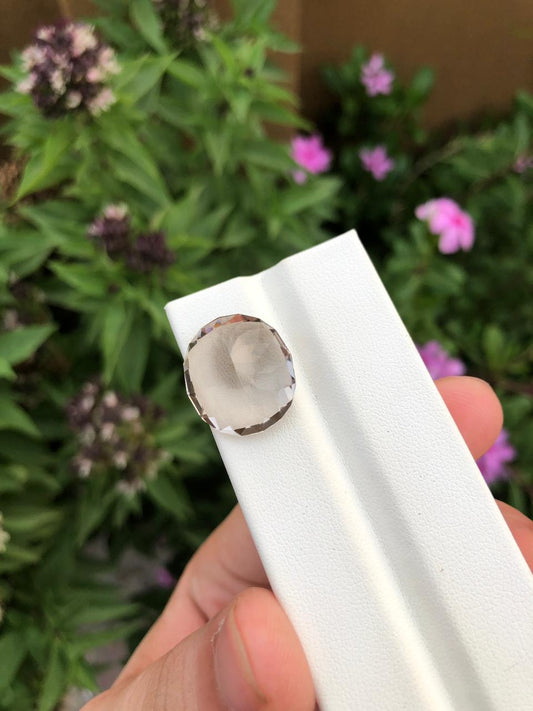 Natural Skardu Topaz Gemstone  Faceted Oval  Loose Pakistan Topaz for Jewelry  Collectors