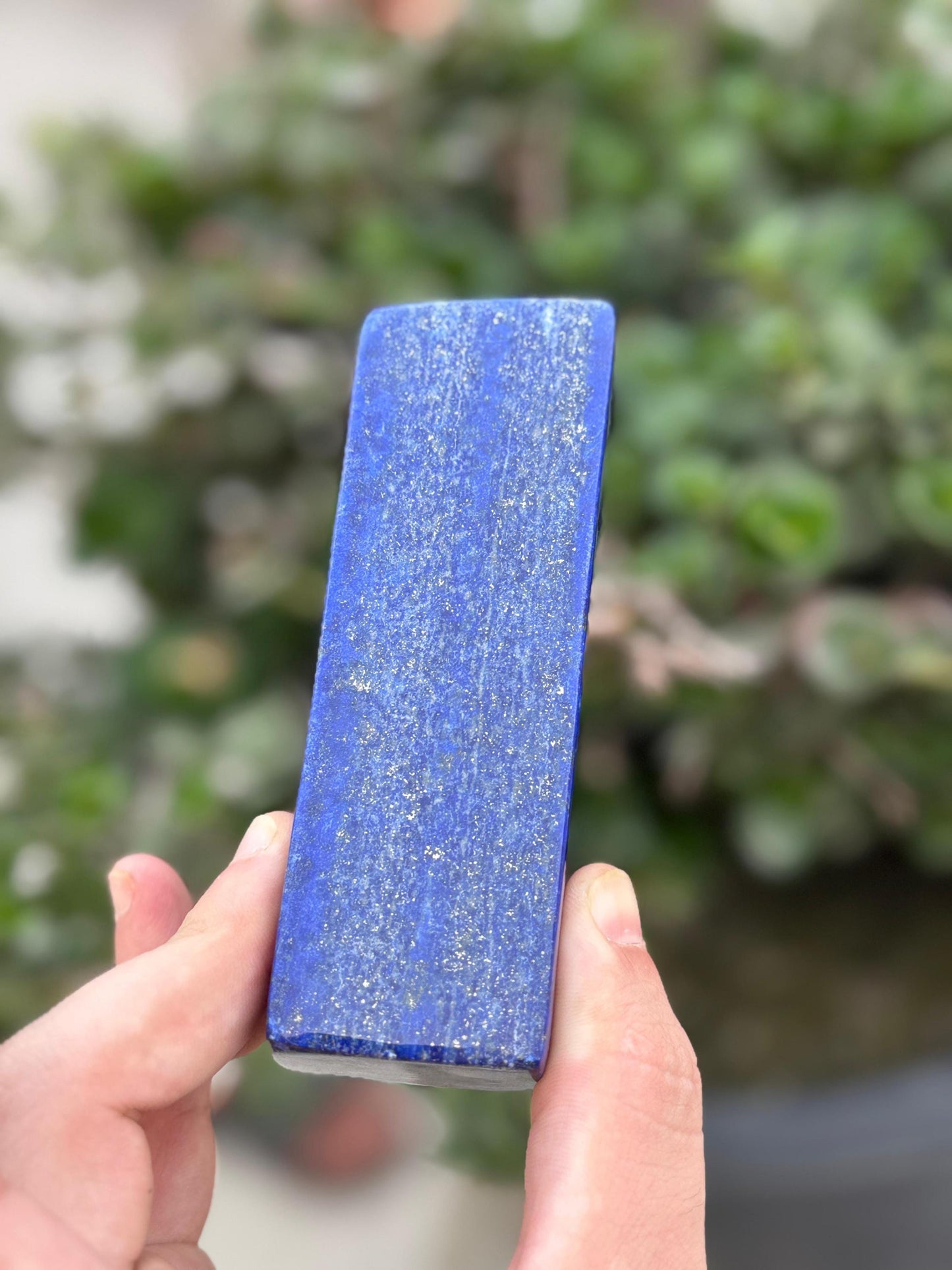 Large Lapis Lazuli Tower  Polished Gemstone Obelisk for Healing