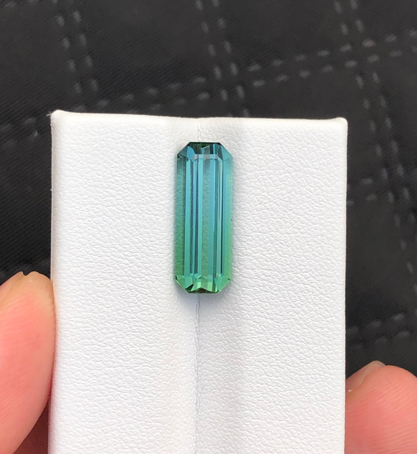 Natural Bicolour Tourmaline Gemstone  Faceted Loose Stone  Rare Bi Color Tourmaline for Jewelry Making