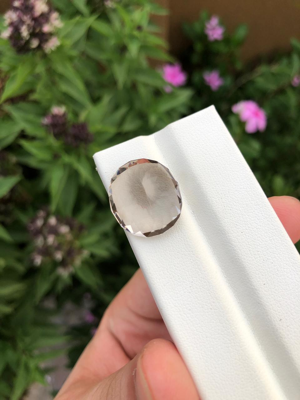 Natural Skardu Topaz Gemstone  Faceted Oval  Loose Pakistan Topaz for Jewelry  Collectors