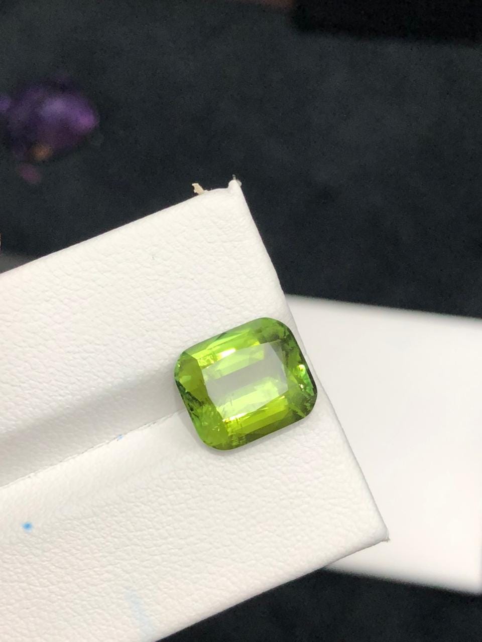 Natural Green Tourmaline Gemstone  Faceted Afghan Tourmaline  Loose Stone for Custom Jewelry