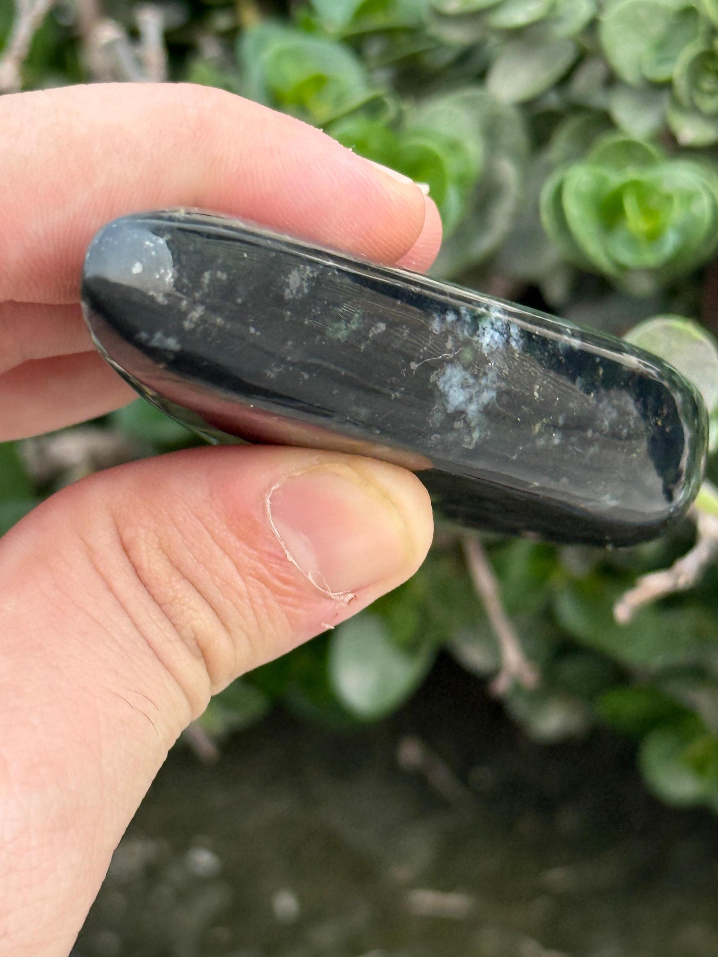 Black Obsidian Crystal Tower  Hand Carved Gemstone Point  Energy Protection