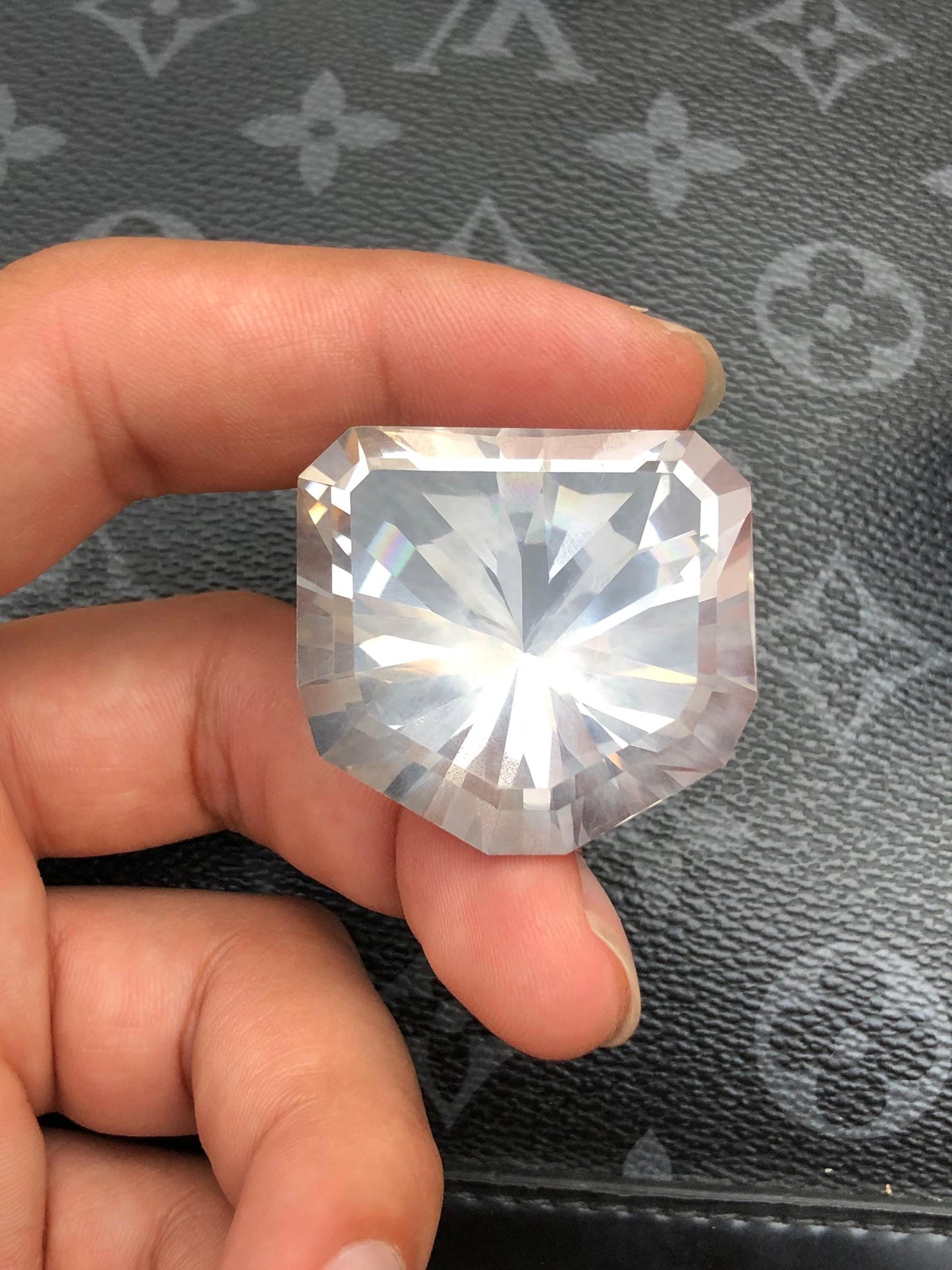 Natural Quartz Gemstone  Fancy Cut Collector’s Stone  Large Pakistan Quartz for Jewelry  Display