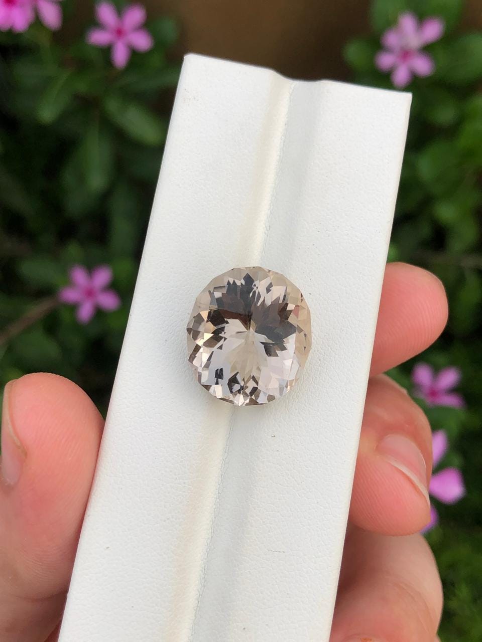 Natural Skardu Topaz Gemstone  Faceted Oval  Loose Pakistan Topaz for Jewelry  Collectors