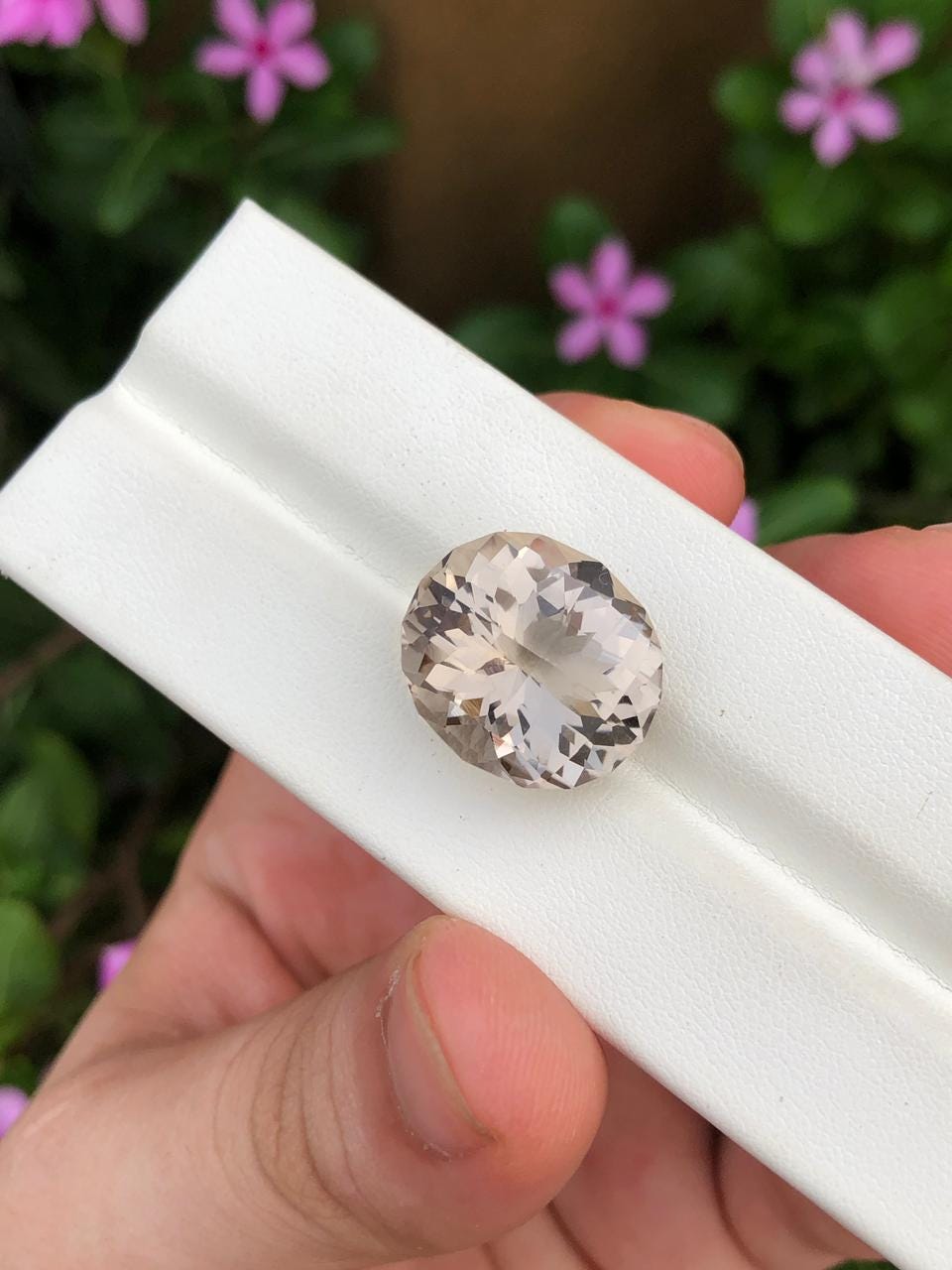 Natural Skardu Topaz Gemstone  Faceted Oval  Loose Pakistan Topaz for Jewelry  Collectors