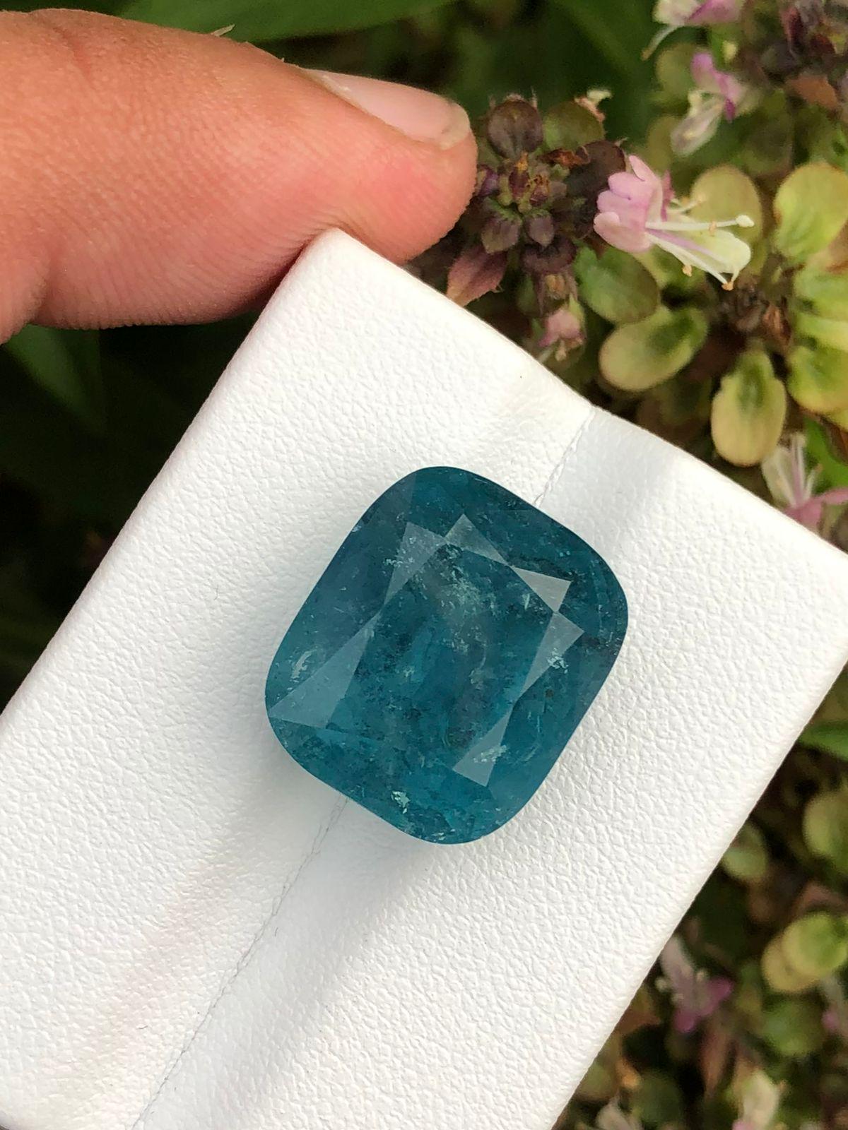 Natural Blue Tourmaline  Loose Gemstone  Afghan Origin Crystal for Custom Fine Jewelry